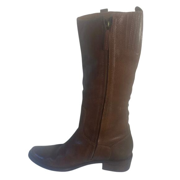 Matisse Women Calf Knee Brown Boho Leather Button Sargent Riding Boot Size 7.5 - Picture 2 of 6